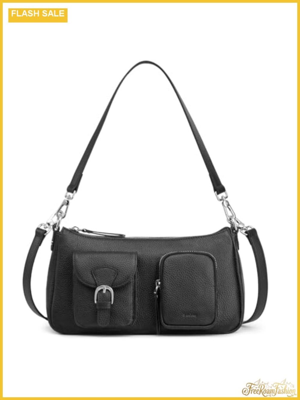 Leather Hobo Bag for Women Crossbody Shoulder Purse Handbag